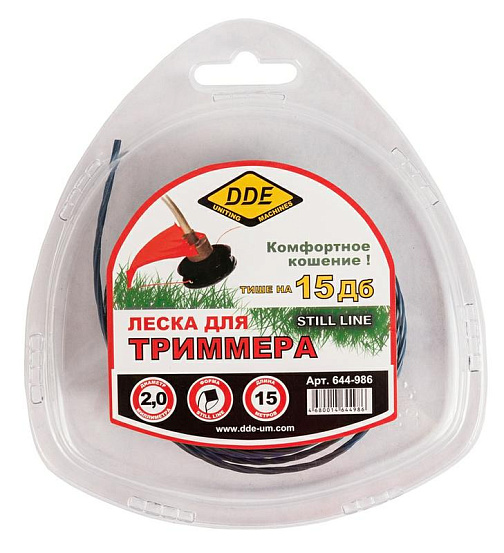 Леска триммерная DDE 