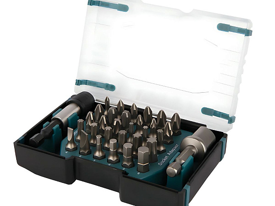 Набор бит MAKITA D-65084 (биты 30 шт+магн.держатель+адаптер): фото 2