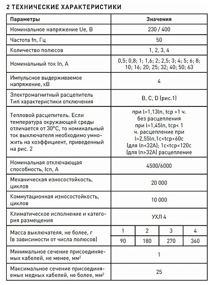 Автоматический выключатель 1П 10А EKF (C) 4,5kA ВА 47-63 PROxima: фото 3