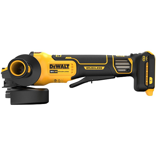 Машина углошлифовальная аккумуляторная DeWALT DCG416VSN (BL-Motor,18В/XR,125мм,без акк.из/у): фото 2
