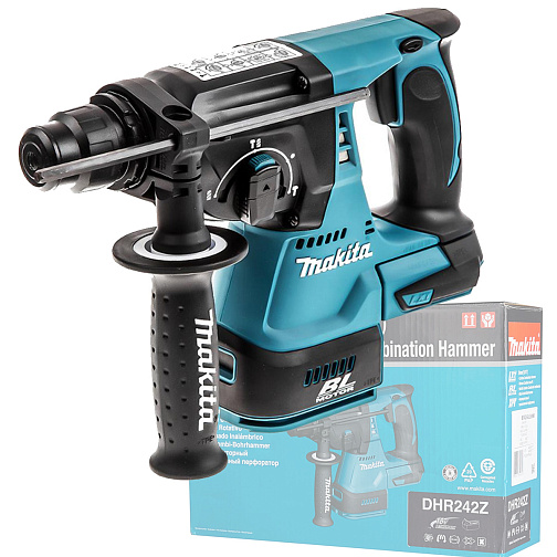 Перфоратор аккумуляторный MAKITA DHR242Z (BL-Motor,18В/LXT,SDS-Plus,2.4Дж,3режима,без акк.и з/у): фото 1