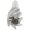 Фреза концевая к/х D 45,0 мм 6 зубов КМ4 Р6М5: миниатюра фото 4