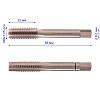 Метчик маш/руч М 8х1,25 осн. (к-т 2шт) 6H HSS DIN-352/2 H-Tools (230080TXHT-2): миниатюра фото 2