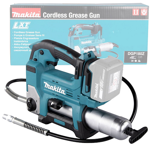 Шприц для смазки аккумуляторный MAKITA DGP180Z (18В/LXT,690Бар,шланг1.2м) **: фото 1
