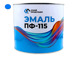 Краска эмаль ПФ-115 ГОЛУБАЯ (банка 2,5 кг, 1.79л.) ГОСТ