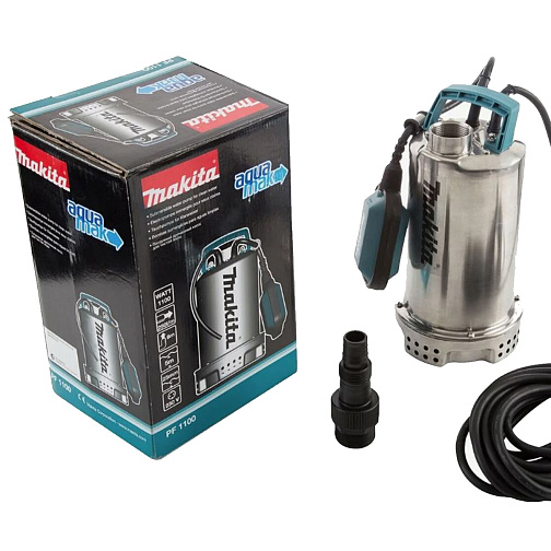 Насос погружной дренажный для чистой воды MAKITA PF1100 (1100Вт,250л/мин,H=9м) **: фото 2