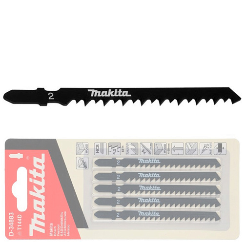 Пилки для лобзика MAKITA T144D блистер-5штук /D-34883: фото 1