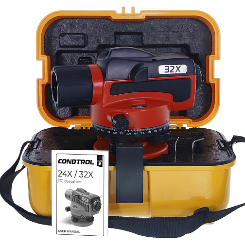 Нивелир оптический CONDTROL 32X (100м,х32,футляр,отвес,Госреестр)/2-3-039: фото 6