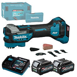 Реноватор аккумуляторный MAKITA TM001GD201 (BL-Motor,40В,2*2.5Ач/XGT,StarlockPlus/Max,пл.пуск,кейс) **