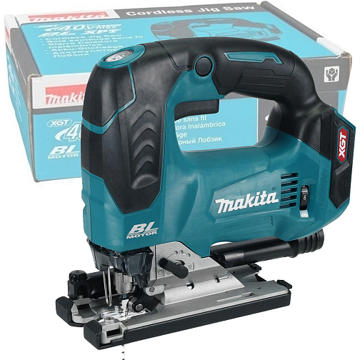 Лобзик аккумуляторный MAKITA JV002GZ (BL-Motor,40В/XGT,рез135мм,ход26мм,пл.пуск) **: фото 1