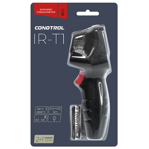 Пирометр инфракрасный CONDTROL IR-T1 (-35°С/600°С,±1,5°C)/3-16-024: фото 4