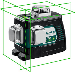 Нивелир лазерный KRAFTOOL LL 3D (GreenBeam,20/70м,±0.2мм,4хAA+USB)/34641