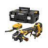 Машина углошлифовальная аккумуляторная DeWALT DCG406P2LRT (BL-Motor,18В,2*5.0Ач/XR,125мм,9000об/мин,кейс): миниатюра фото 1