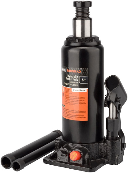 Домкрат гидравлический 6 т 216-413 мм АВТОДЕЛО (43306): фото 1