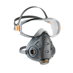 Респиратор Полумаска со встроенными очками JETA SAFETY 9500 Air Optics (L)