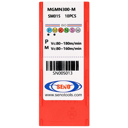 Пластина MGMN 300 - M SM015 отрез. 2-х стор. по стали/нержавеющей стали SENO: фото 4