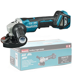 Машина шлифовальная угловая аккумуляторная MAKITA DGA517Z (BL-Motor,18В/LXT,125мм,3000-8500об/мин,без акк.и з/у)