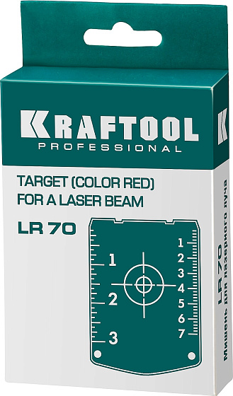Мишень магнитная для лазерного нивелира (красная) KRAFTOOL/34725 **: фото 5