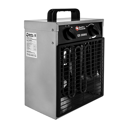 Пушка тепловая электрическая QUATTRO ELEMENTI QE-5000 E (220В,5000Вт,400куб.м/час)/248-559: фото 2