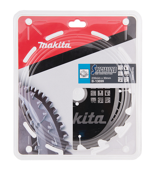Диск пильный по дереву 235*30*2.8 мм 16Т MAKITA Specialized/B-13699: фото 1