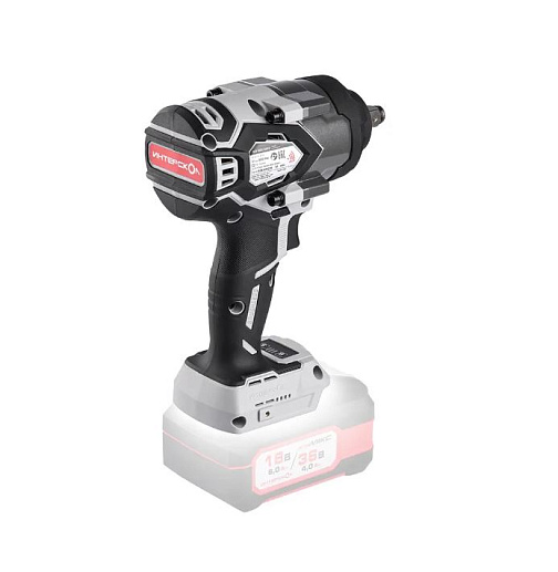 Гайковерт аккумуляторный ИНТЕРСКОЛ ГАУ-800/36ВЭ (BL-Motor,36/18В,Li-Ion,1/2