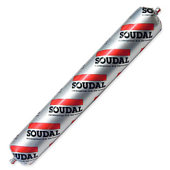 Герметик полиуретановый, серый (600мл) SOUDALFLEX 40 FC SOUDAL