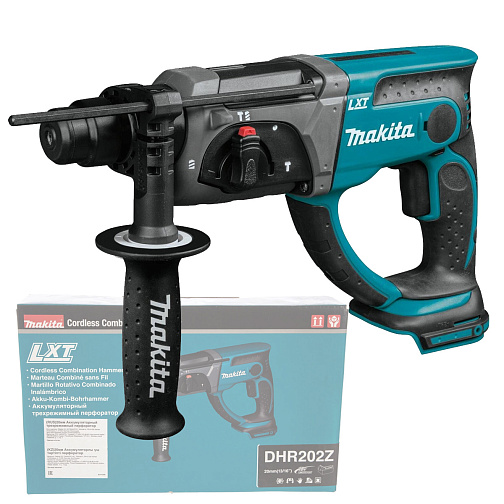 Перфоратор аккумуляторный MAKITA DHR202Z (18В/LXT,SDS-Plus,1.9Дж,3режима,без акк.и з/у): фото 1
