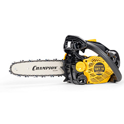 Бензопила CHAMPION 126T-10 (1.15кВт/25куб.см,шина25см/10",2.4кг) **