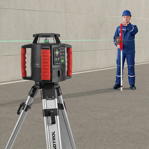 Нивелир лазерный ротационный CONDTROL ROTO HVG 800 (GreenBeam,800м,±0,05мм/м,BL-Motor,набор,кейс)/7-2-144 *: фото 4