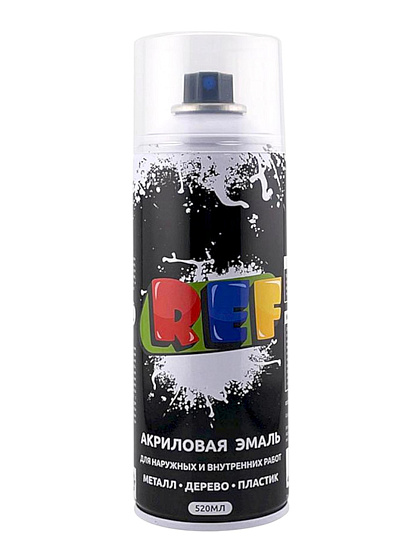 Краска эмаль аэрозольная ФЛУОРЕСЦЕНТНАЯ ОРАНЖЕВАЯ (REF) 520мл. № 1011: фото 1