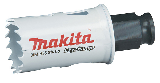 Коронка Bi-Metal HSS-Co MAKITA Ezychange (29мм/L-44мм,нержавейка,сталь,цв.мет,ПВХ,дерево)/E-03713 **: фото 1