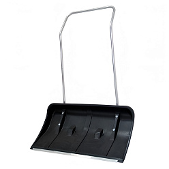 Лопата движок для снега пластик на колесах " КАЙЛАС" (820*450)