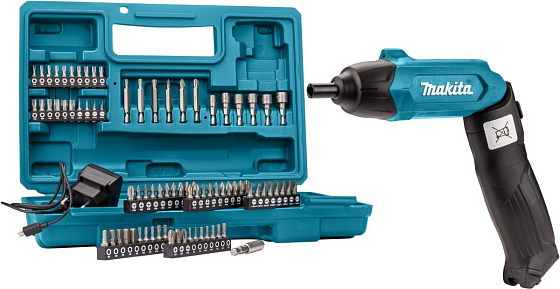 Аккумуляторная отвертка MAKITA DF001DW (3.6В,1*1.5Ач,6Нм,кейс+набор) **: фото 1