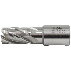 Сверло корончатое D 16х30 мм HSS хв.Weldon 3/4(19мм) HSS-Pro T34