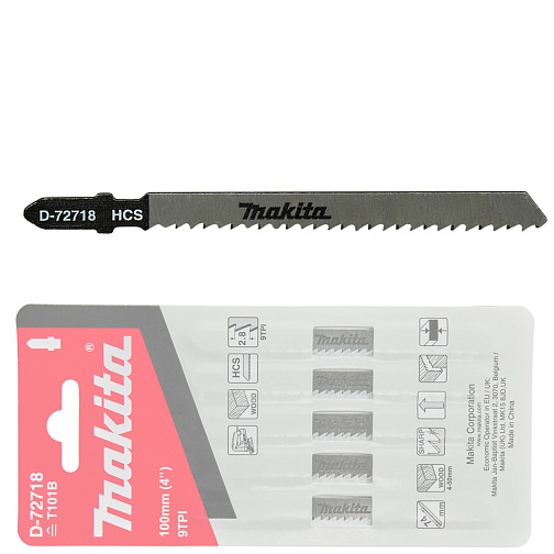 Пилки для лобзика MAKITA T101B блистер-5штук /D-72718: фото 1