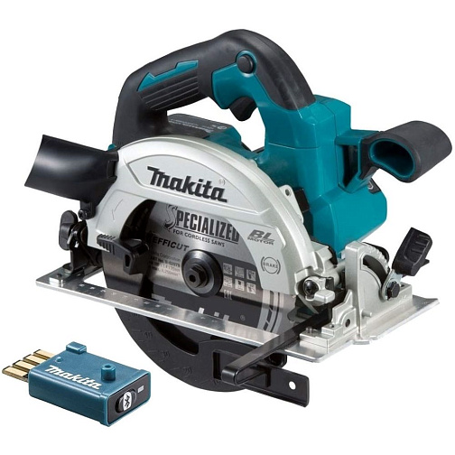 Пила дисковая аккумуляторная MAKITA DHS661ZU (BL-Motor,18В/LXT,165х20мм,57мм,Bluetooth,без акк..и з/у) **: фото 1