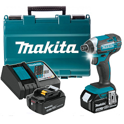Шуруповерт аккумуляторный ударный MAKITA DTD152RME (18В,2*4.0Ач/Li-Ion,1/4",165Нм,кейс) **