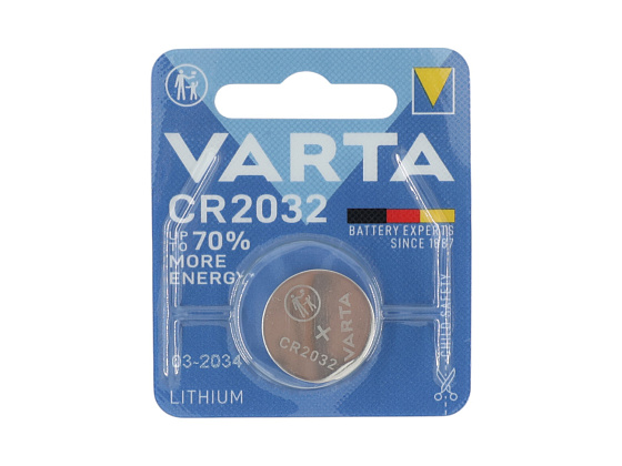 Батарейка CR2032/3В VARTA ALKALIN 1шт: фото 1