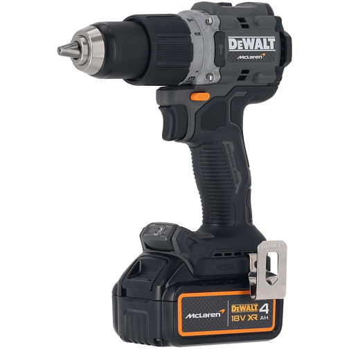Аккумуляторная ударная дрель-шуруповерт DeWALT McLaren F1 Team DCD85MM2T (BL-Motor,18B/2*4.0Ач/XR,90Нм,кейс) **: фото 2