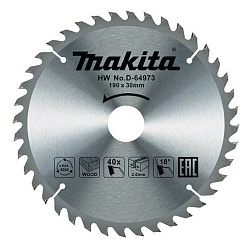 Диск пильный по дереву 190*30*2.0 мм 40Т MAKITA STANDARD/D-64973
