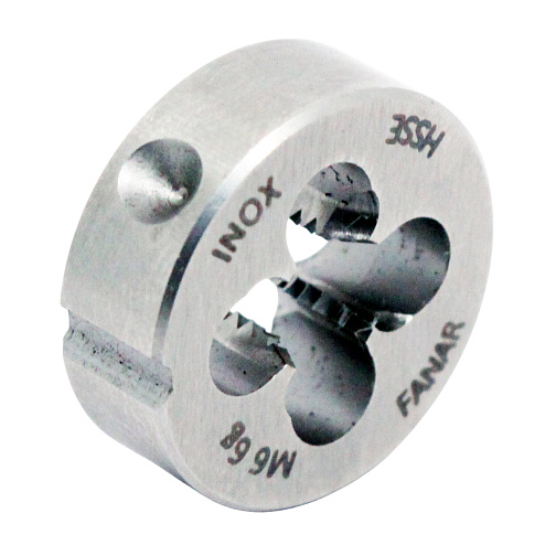 Плашка М 6х1,0 осн. по нержавеющей стали 6g HSSE INOX DIN-22568 F-R (N2-188001-0060): фото 2
