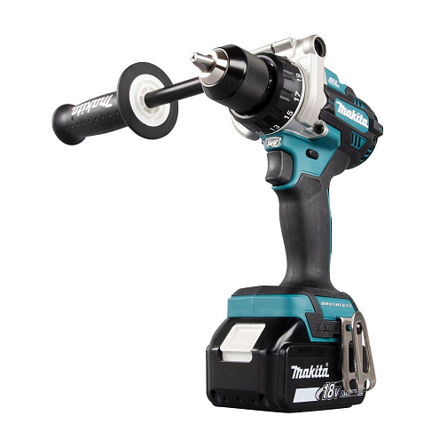 Аккумуляторная ударная дрель-шуруповерт MAKITA DHP486RTJ (BL-Motor,18B,2*5.0Ач/Li-Ion,130Нм,кейс): фото 2