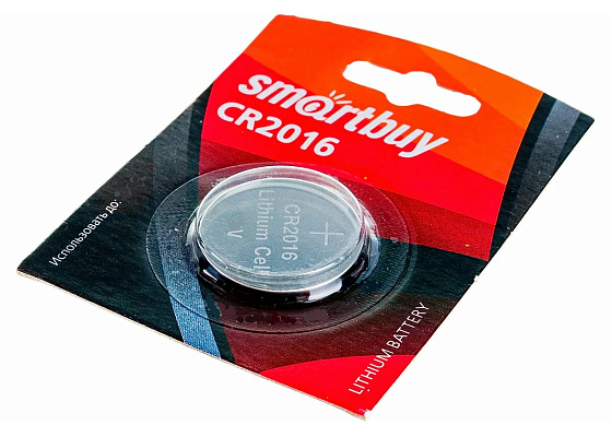 Элемент питания CR2016/5B Литиевый Smartbuy (SBBL-2016-3B): фото 1